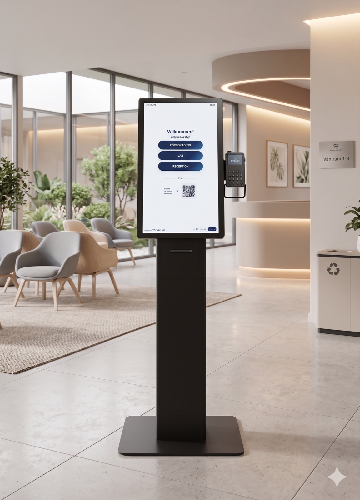 Entry floor model kiosk